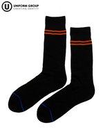 Sock Black/Orange Pkt 6 NEW-all-Papamoa College Shop - Uniform Group